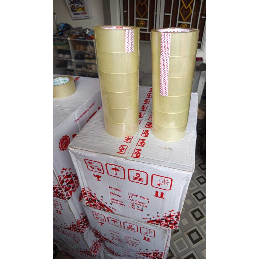 

1 SLOP isi 6 Pcs Lakban Bening Uk 45x90 yard Murah