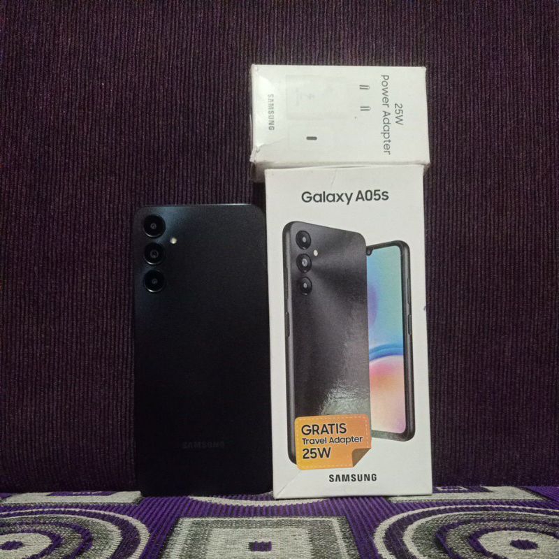 Samsung A05s 6/128 seken lengkap mulus normal