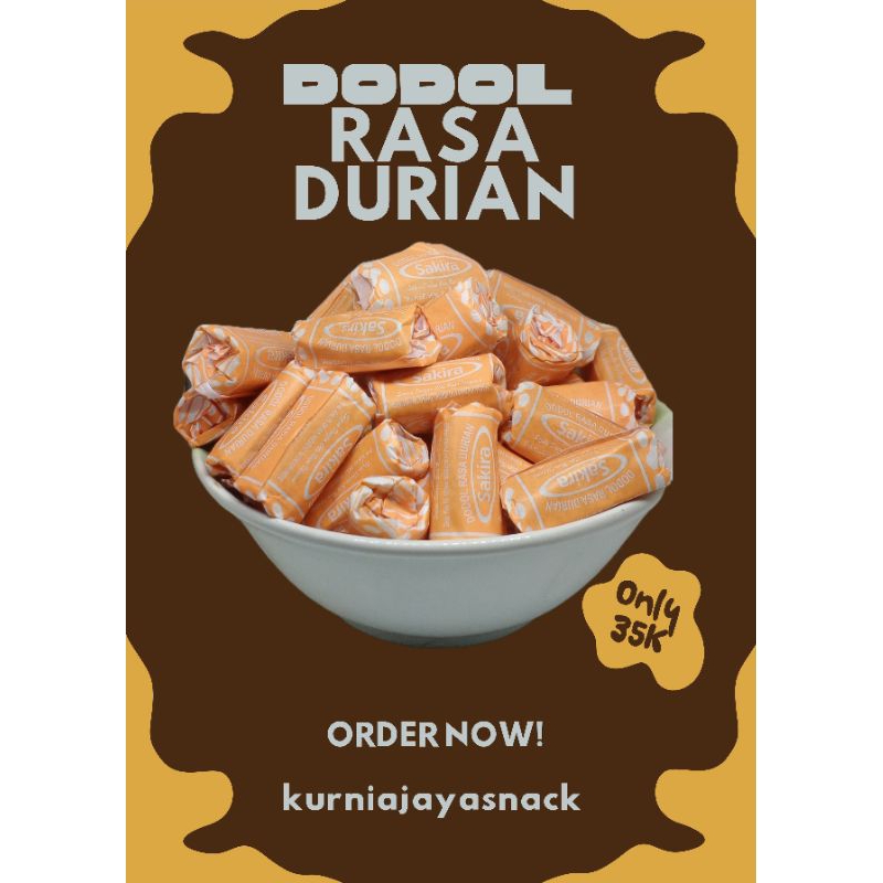 

DODOL ANEKA RASA DURIAN MAKANAN KHAS GARUT CEMILAN NUSANTARA
