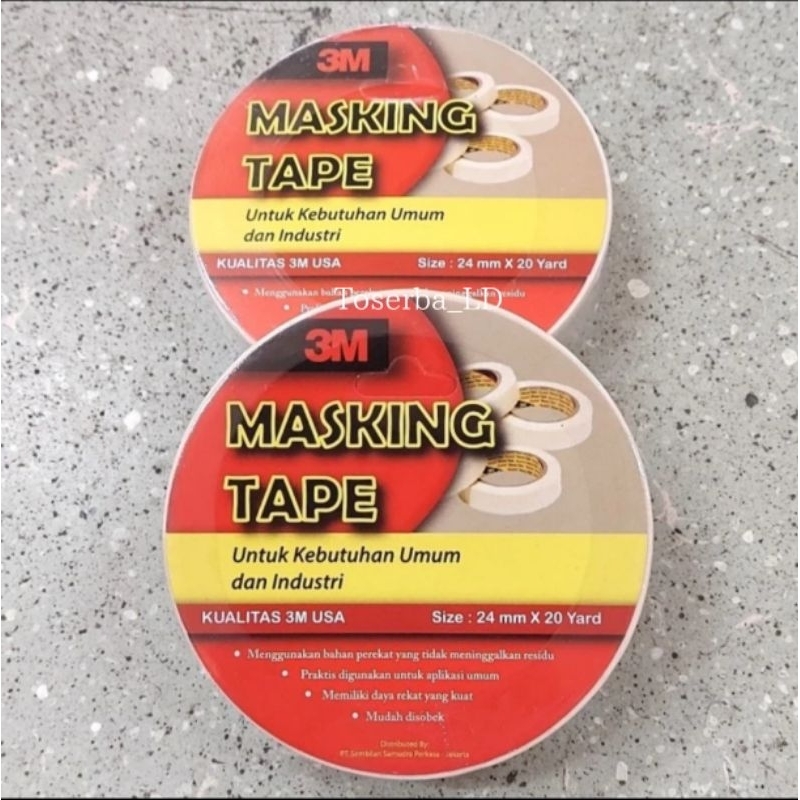 

Lakban Isolasi Perekat Kertas 3M