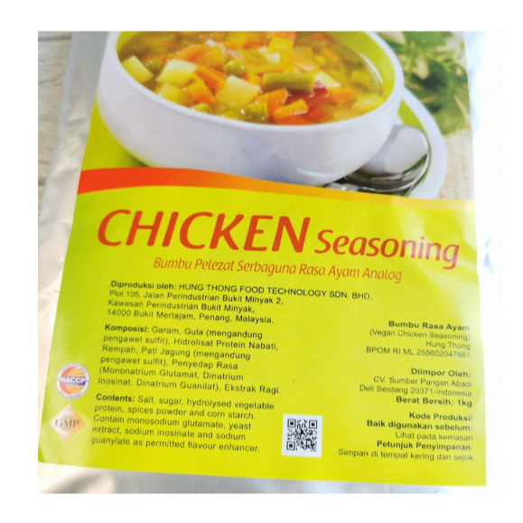 

rickydarman00 - Vegan Chicken Seasoning Powder 1Kg Kaldu Perasa Ayam Vegetarian