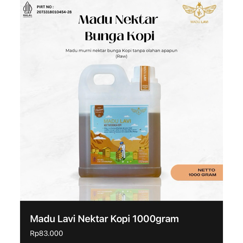 

Madu Murni Nektar Kopi