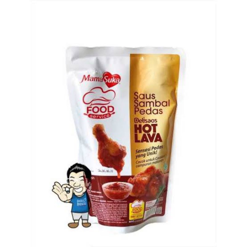 

PROMO TERBATAS !!! SAUS HOT LAVA MAMASUKA ECER 250GR