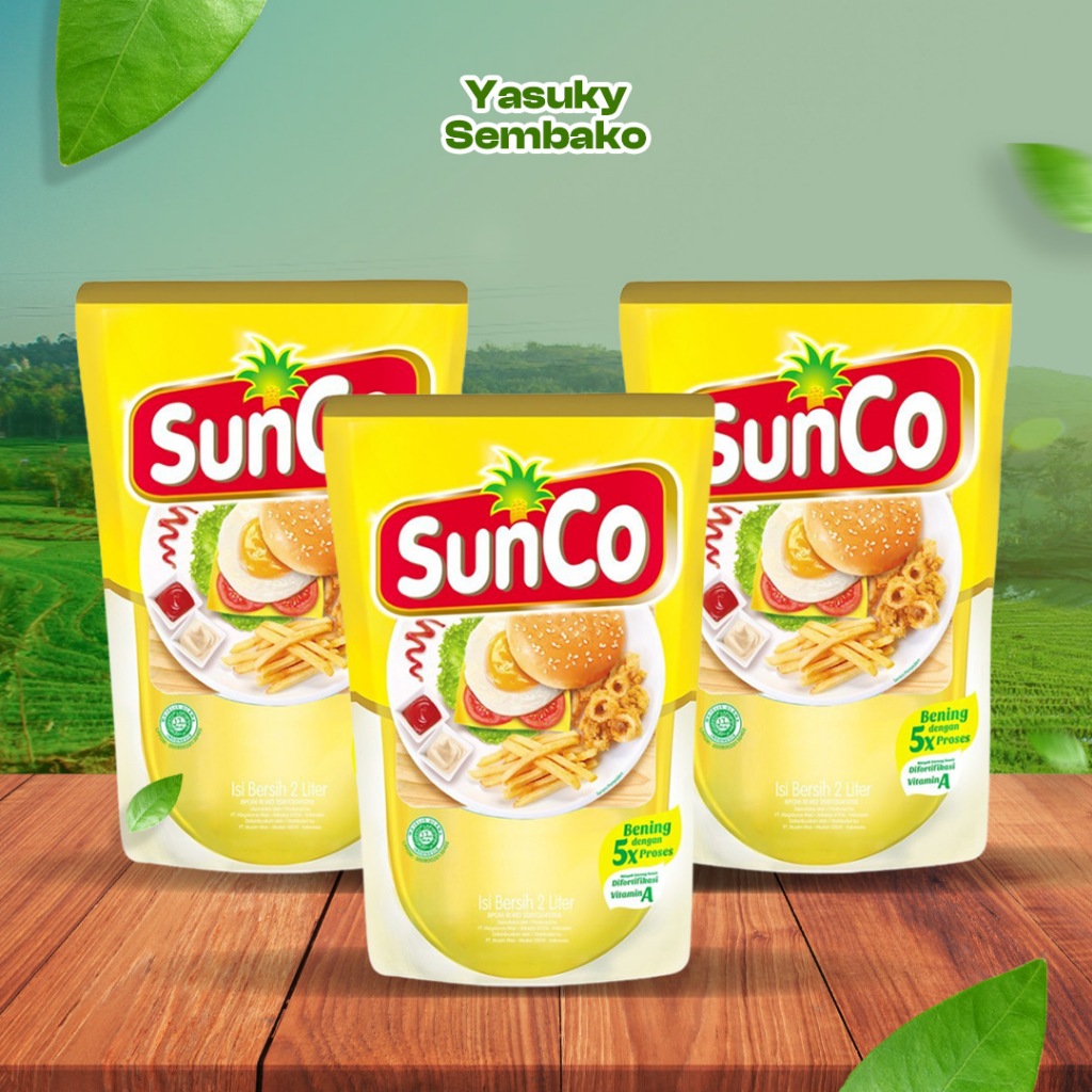 

MINYAK GORENG SUNCO 2 LITER PROMO - ISI 3 PCS