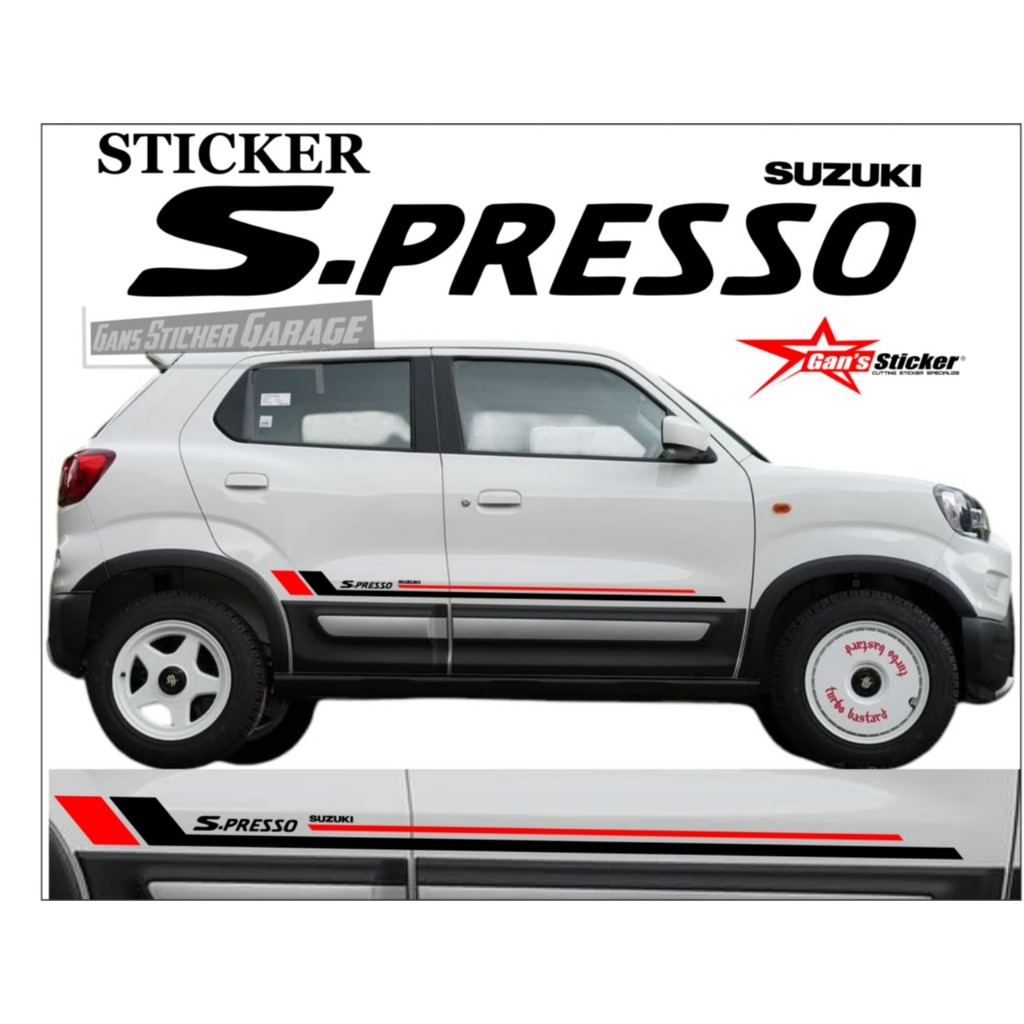 STICKER SUZUKI SPRESSO STICKER PINTU SAMPING SUZUKI SPRESSO