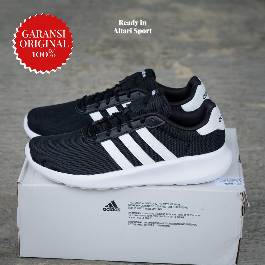 Sepatu lari running ADIDAS LITE RACER 3.0 original asli bnib GY3094 - 44 2/3