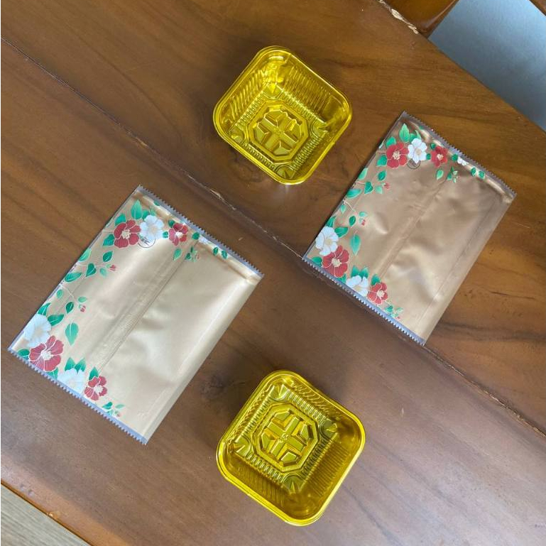 Plastik Box Tray Kantong Kemasan Transparan Seal Roti Snack Bakery Nastar Canberry Bapao Permen Cris