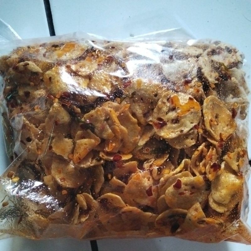 

keripik basreng balado pedas manis daun jeruk 250 gram,50gram,1kg