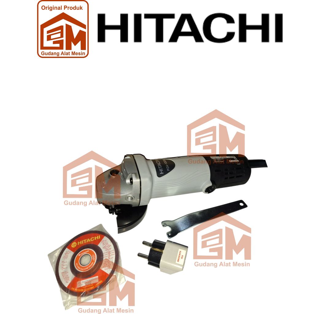 HITACHI PDA100M MESIN GERINDA 4" PDA 100M ANGLE GRINDER