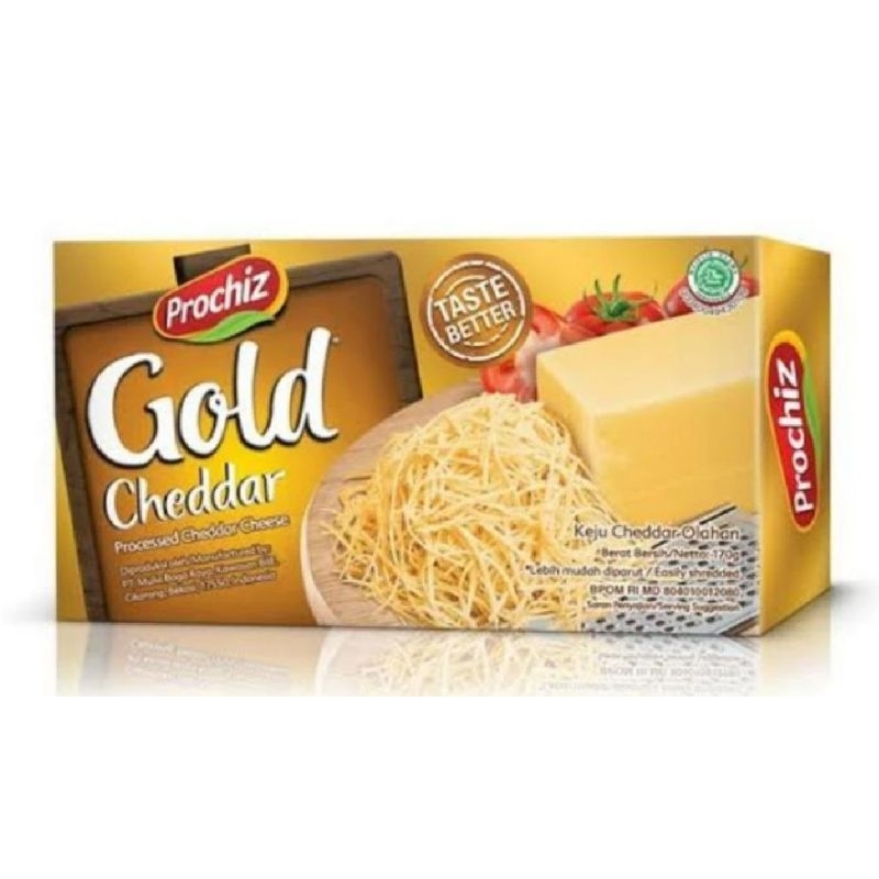 

Keju Prochiz Cheddar Cheese Gold 170 gr