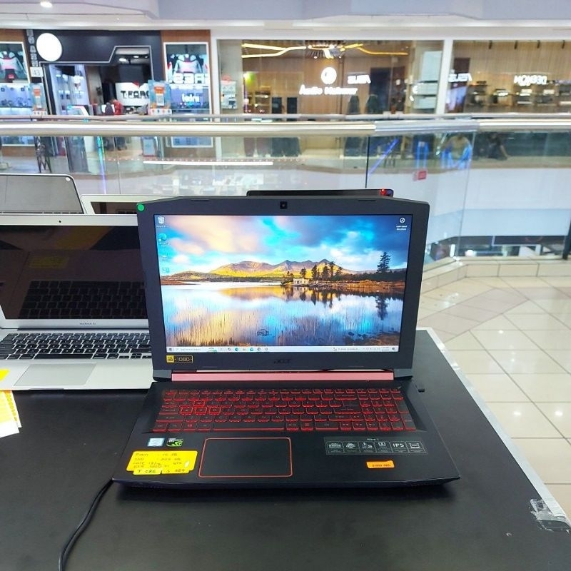 Laptop acer nitro 5 an515-51 core i7 7700HQ ram 16gb ssd 256gb gtx 1050 ti 487