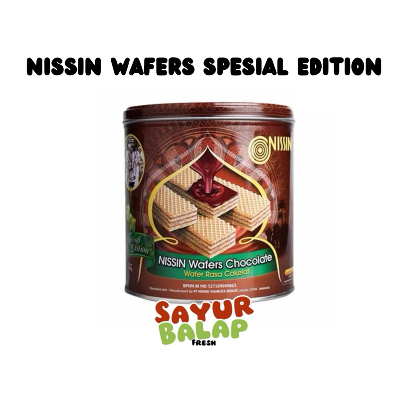 Nissin Wafer  Spesial Edition Ramadhan 276gr Nissin Wafer Kaleng Coklat Nissin Wafer Kaleng Bulat