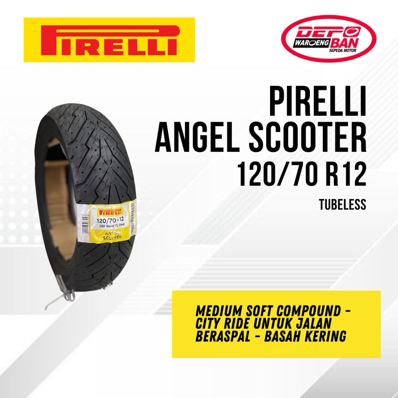 Ban Angel Scooter 120/70 R12 PIRELLI