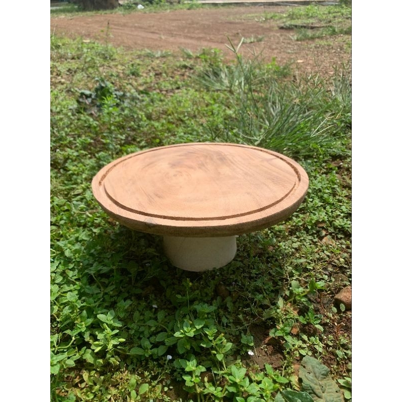 TATAKAN CAKE / STAND CAKE / TALENAN KAYU MURAH