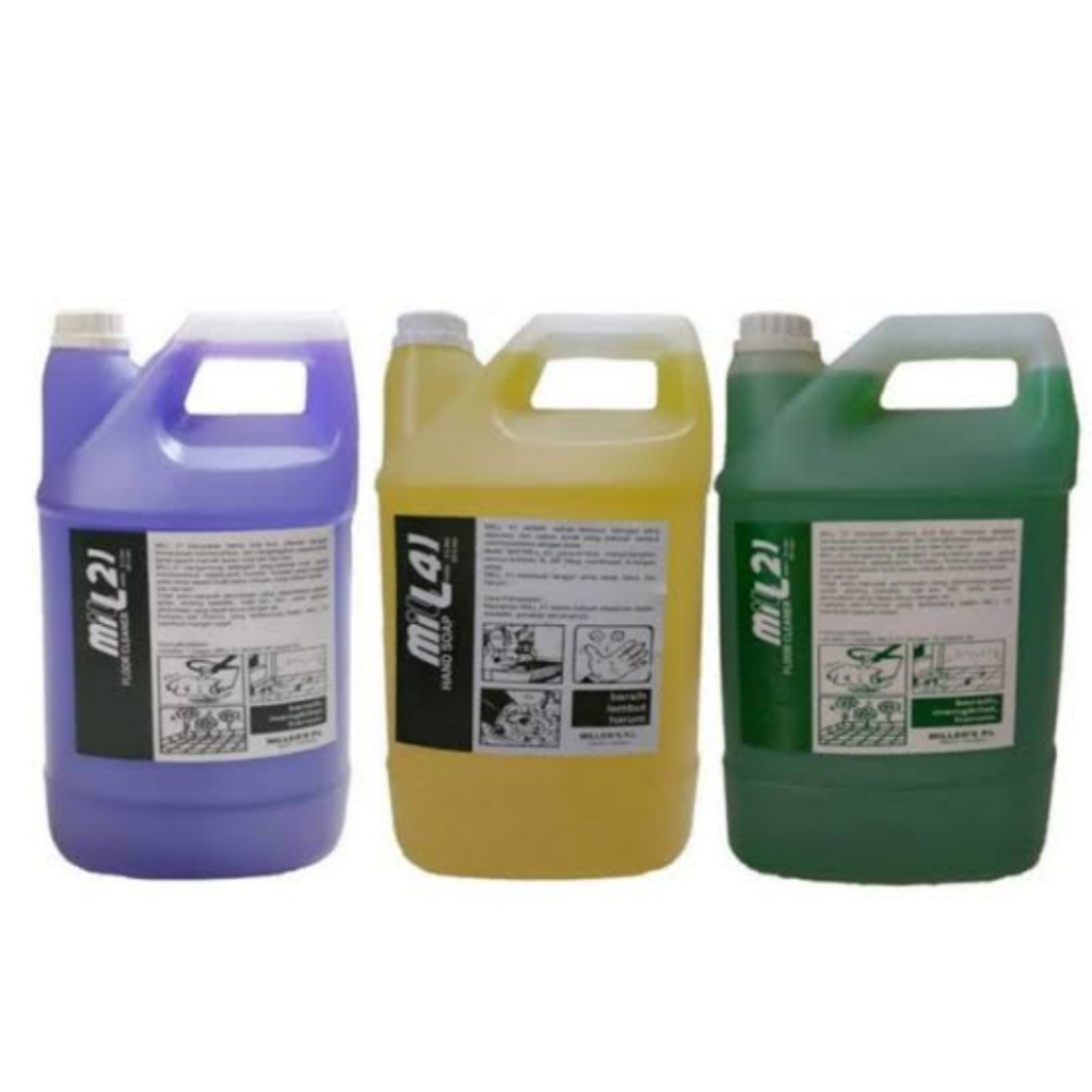 Mill 21pembersih lantai superpel 4 liter