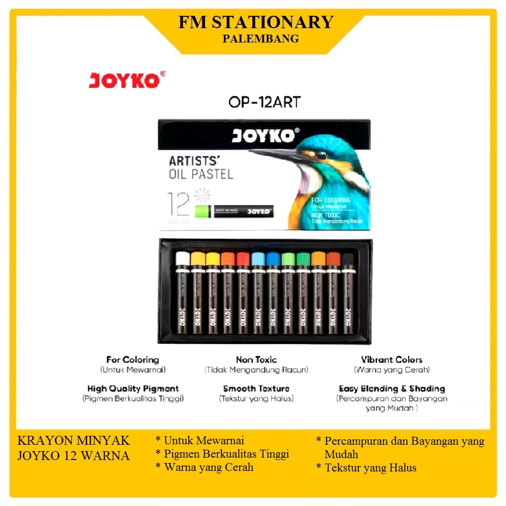 

Crayon joyko / Artists Oil Pastel joyko warna