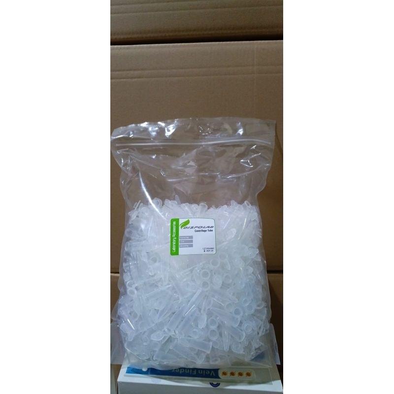 Pcr tube 1,5ml microtube 1.5ml Cup sample 1,5ml Tabung eppendorf 1,5ml isi 500pcs sterile