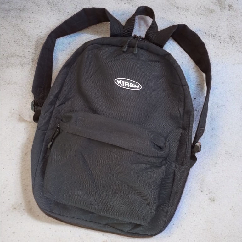 ❌️sold❌️Kirsh Pocket Circle Logo Backpack (Ransel Remaja/Tas Kuliah/Daily Daypack)