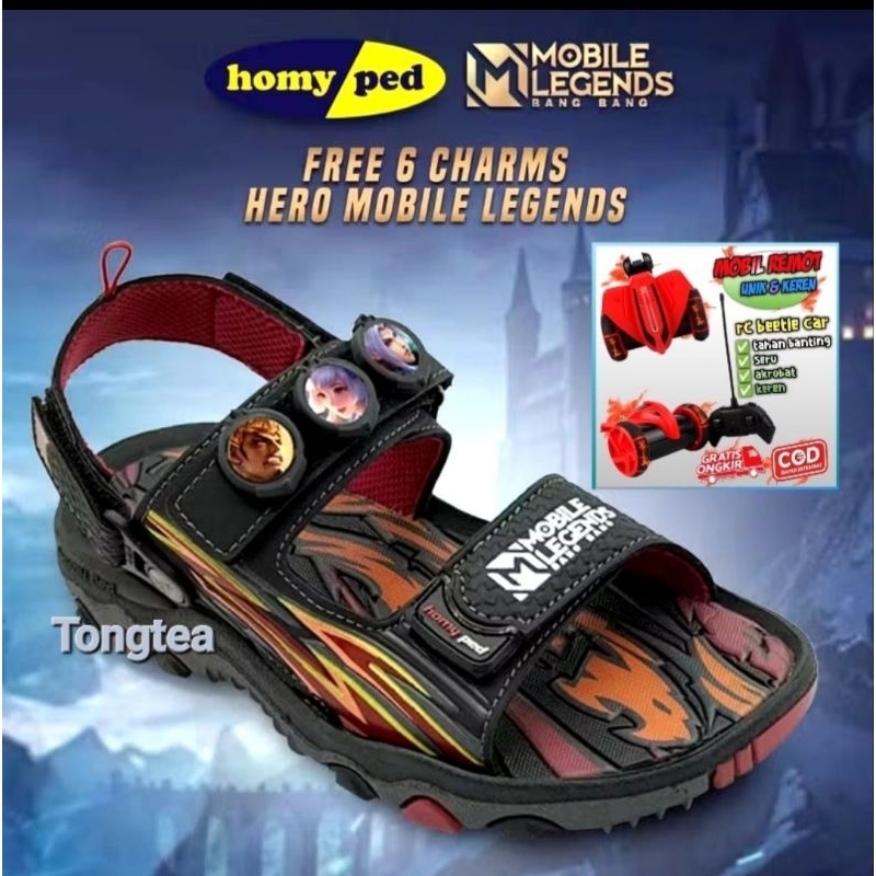 SANDAL GUNUNG ANAK HOMYPED LEGEND 01 BERHADIAH MOBIL REMOT TERBARU RC CAKRA CAR CONTROL