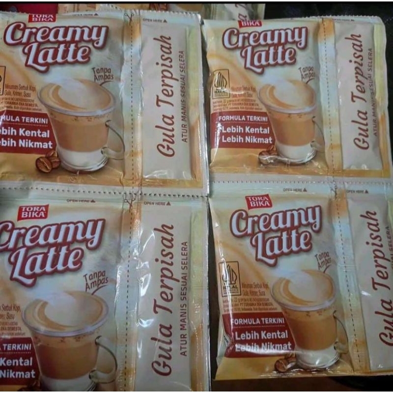 

kopi torabika creamy laltte 1 dus 12renteng