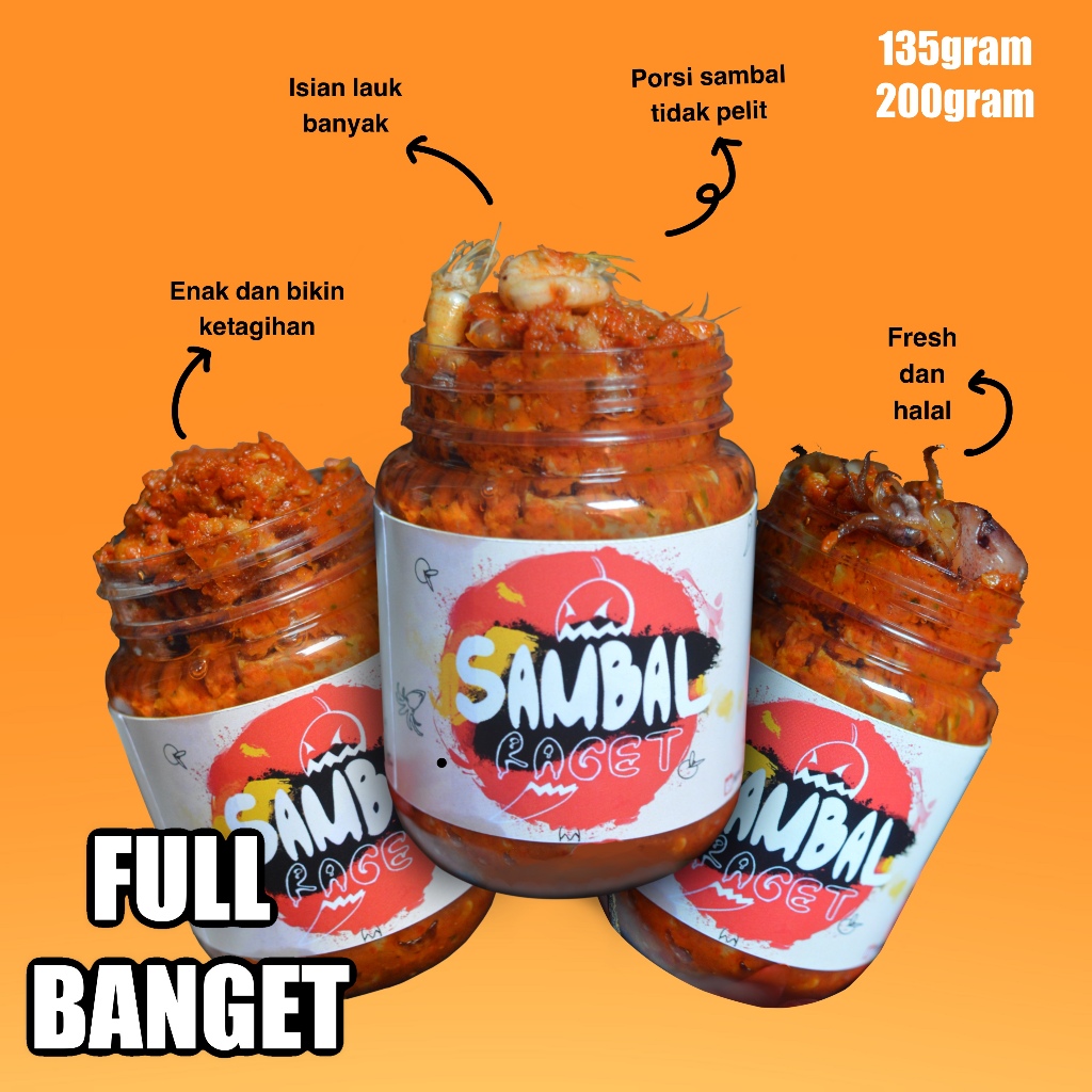 

SAMBAL MATAH | pedas & gurih | beraneka variasi rasa sambal RAGET ukuran 150gram & 200gram