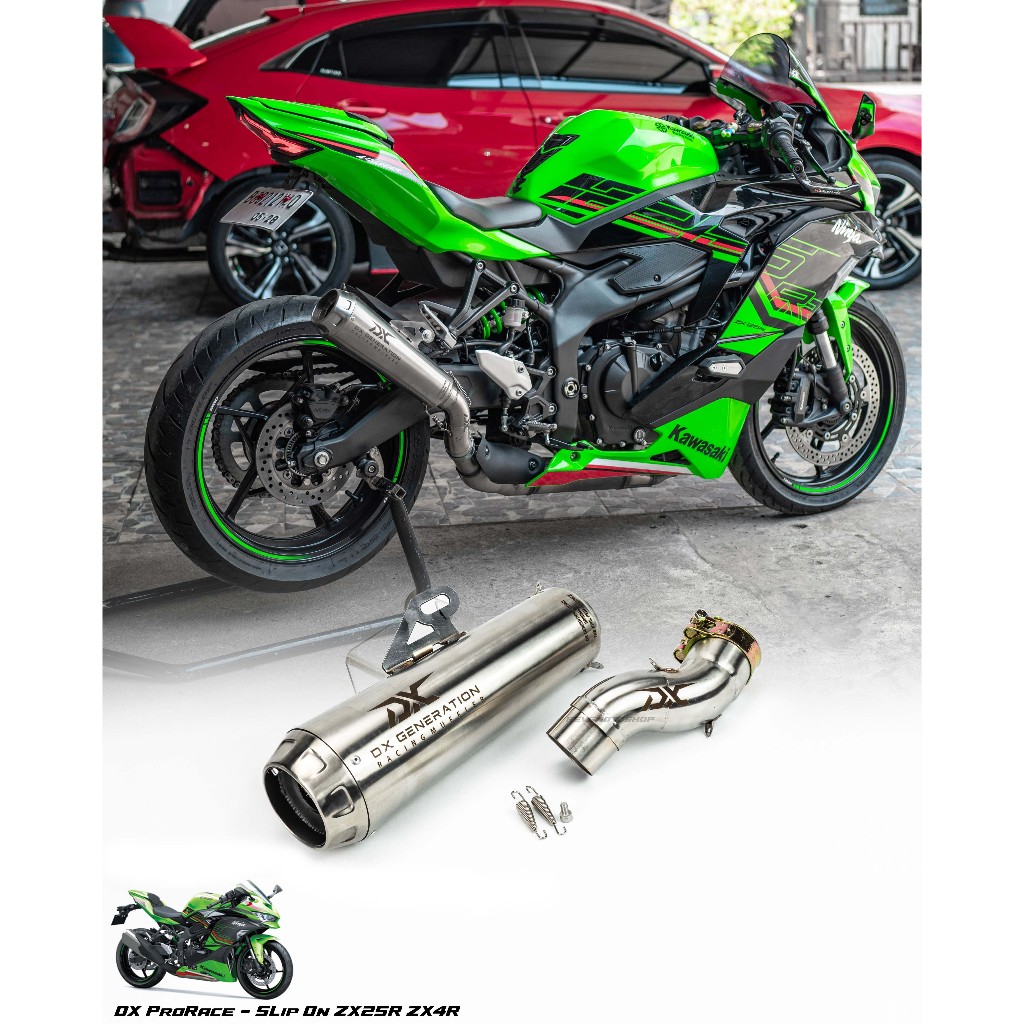 KNALPOT DX PRORACE KAWASAKI ZX25R ZX4R - SLIP ON