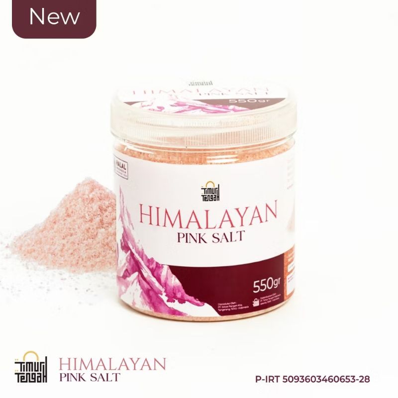 

Garam Himalaya 550 gr Premium Timur Tengah Himalayan Salt Pure Original