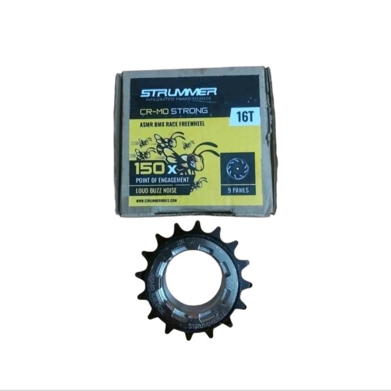 Gear Strummer 16T Tawon Jangkrik 9 Pawls Gir Sepeda BMX