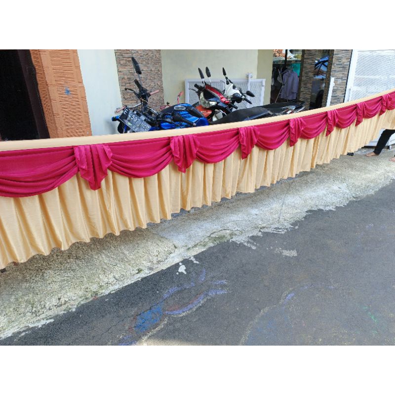 Skirting Meja Panjang 4meter T 75