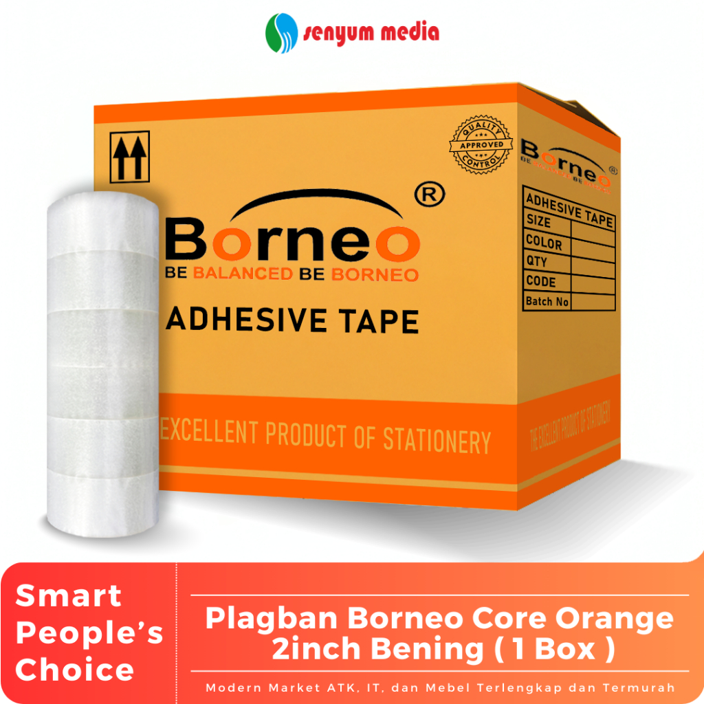 

Plagban Borneo Core Orange 2inch Bening (1 Box Isi 72 Pcs) (S:BOX)