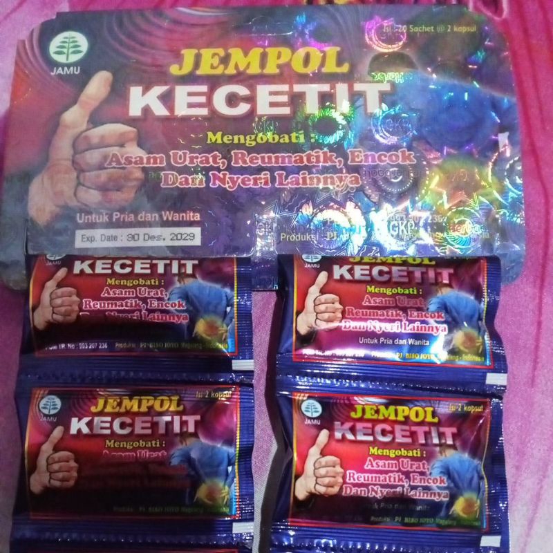 

Kapsul herbal Jempol kecetit original produk