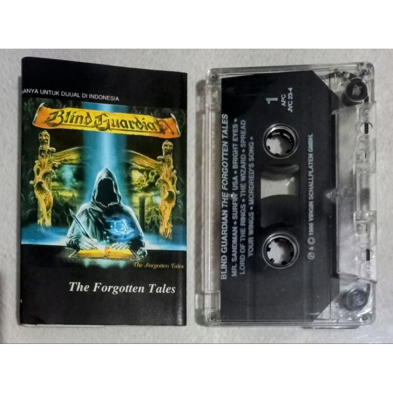 Kaset Pita B8 BLIND GUARDIAN Album Forgotten Tales