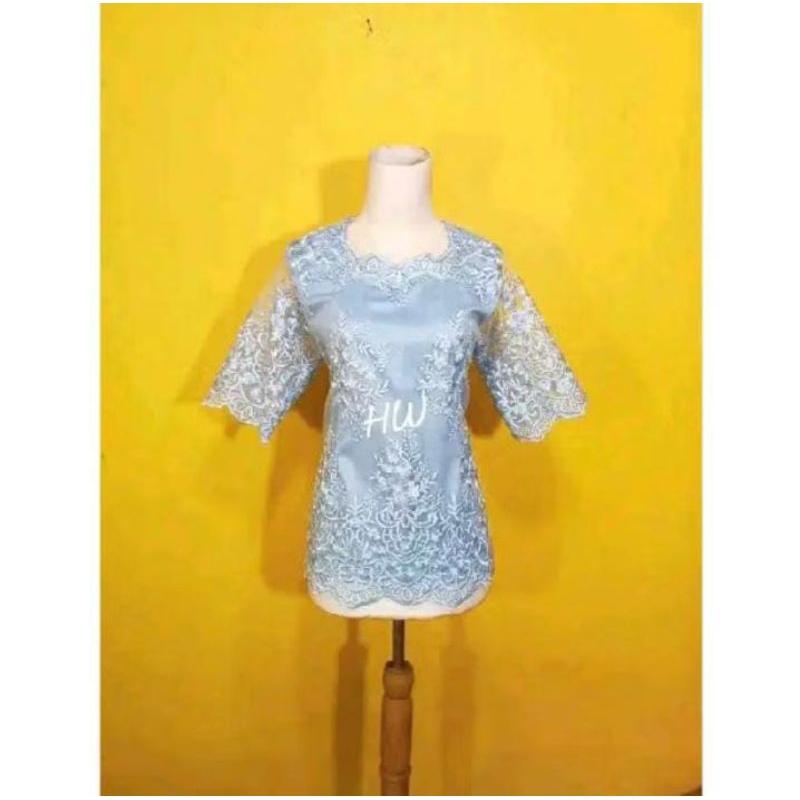 ATASAN BROKAT BIRU MUDA