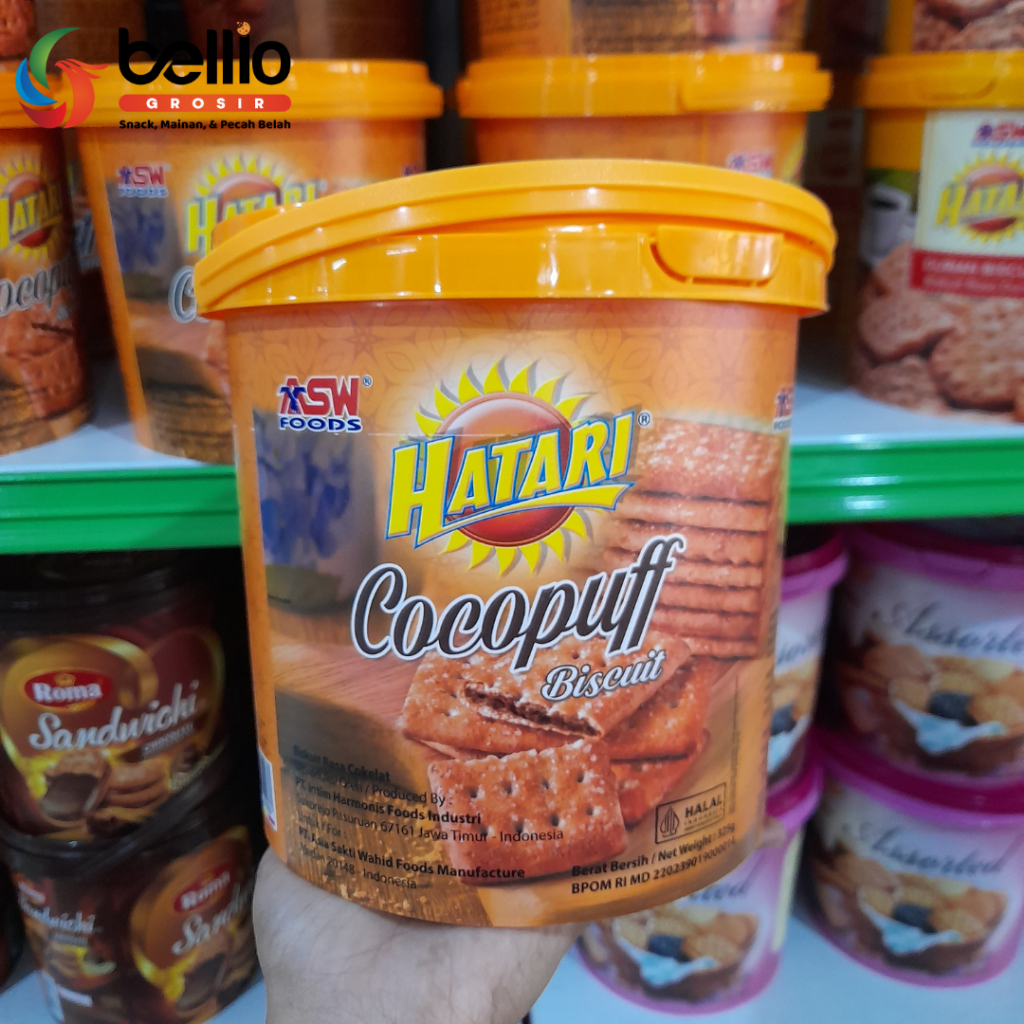 

WAFER LEBARAN HATARI 325GR COCOPUFF BISCUIT