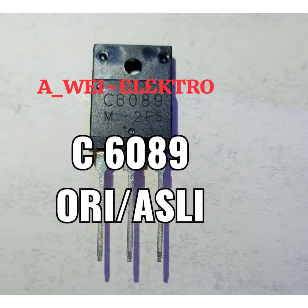 HRG 1pcs C6089 SC6089 2SC6089 ORIGINAL ASLI 2SC SC C 6089 TR TRANSISTOR HORIZONTAL