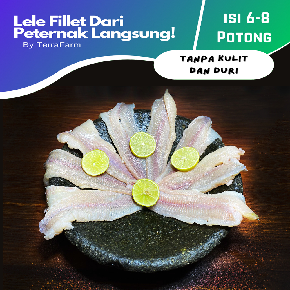 

QUIKO Ikan lele filet polos tanpa duri tanpa kulit (langsung dari peternak)