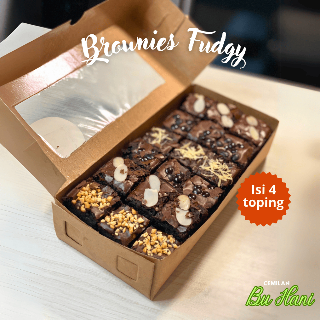 

Brownies Fudgy Spesial PREMIUM - Homemade by KUE HANI | Cemilan Lebaran