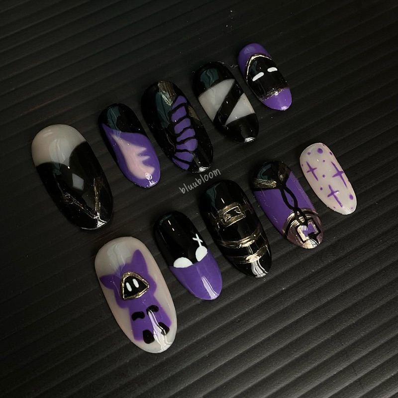 Vtuber Anime Shotou Shxtou Press On Nails ( Fake Nail Kuku Palsu )