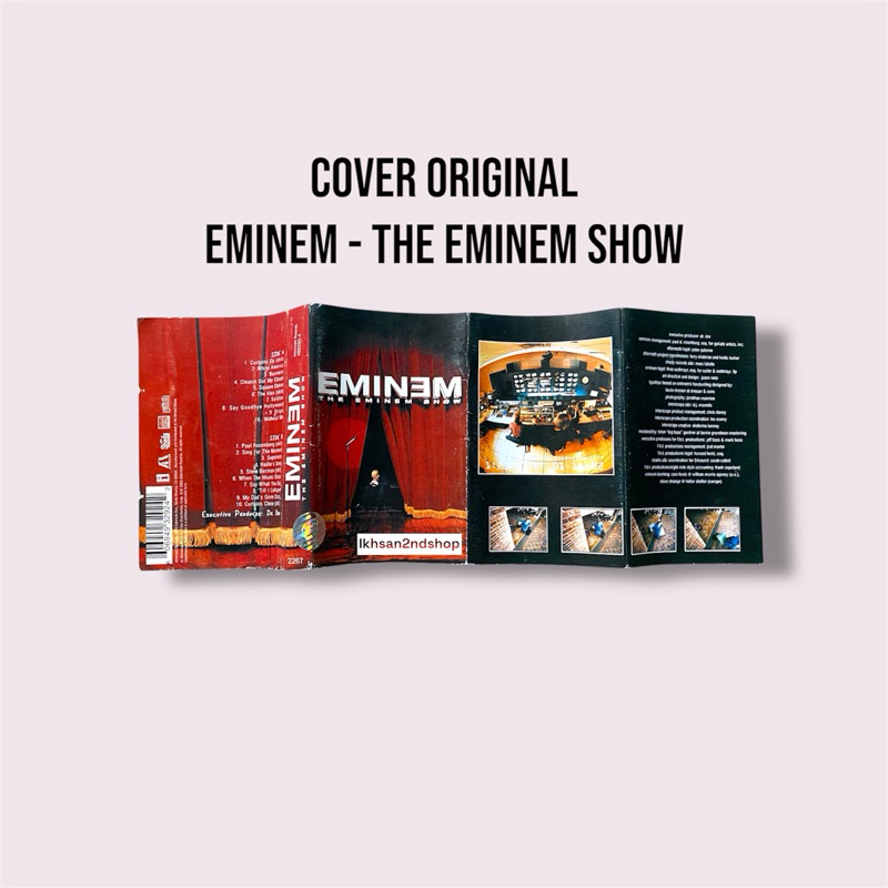 Sampul / Cover Kaset Pita Eminem - The Eminem Show Original