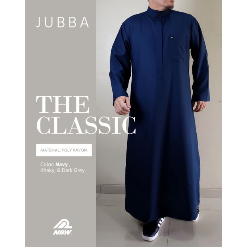 Baju Gamis Jubah Pria Ikhwan Laki Terbaru Tangan Panjang Keren Nabawi