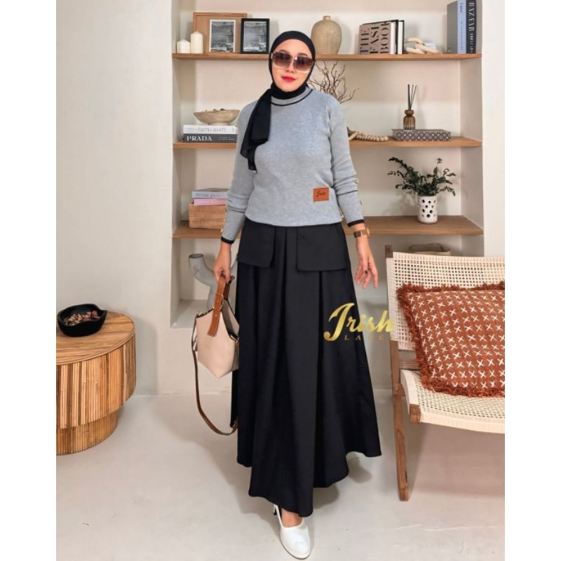 By Irish Label Nabila set Blouse Dan Rok Chino Setelan Rok dan Blouse Rajut