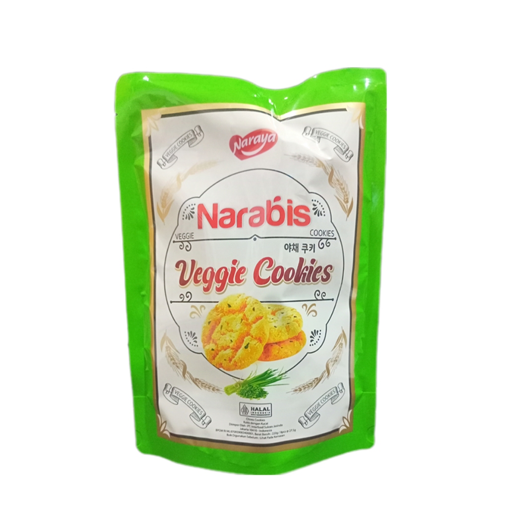 

NARAYA NARABIS COOKIES 220g VEGGIE
