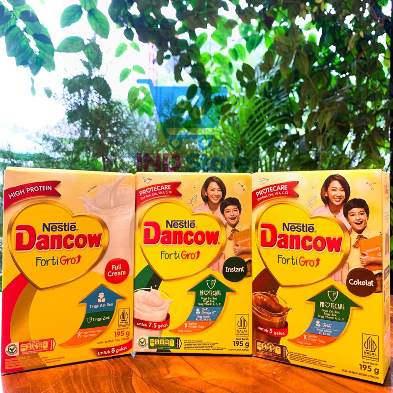 

Dancow Fortigro Full Cream / Instant / Coklat 195gr Kemasan Baru