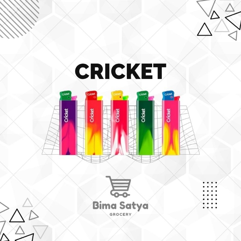 Korek Api Cricket / Lighter Cricket Fusion Circus 100% Original Harga 1 box isi 25 pcs