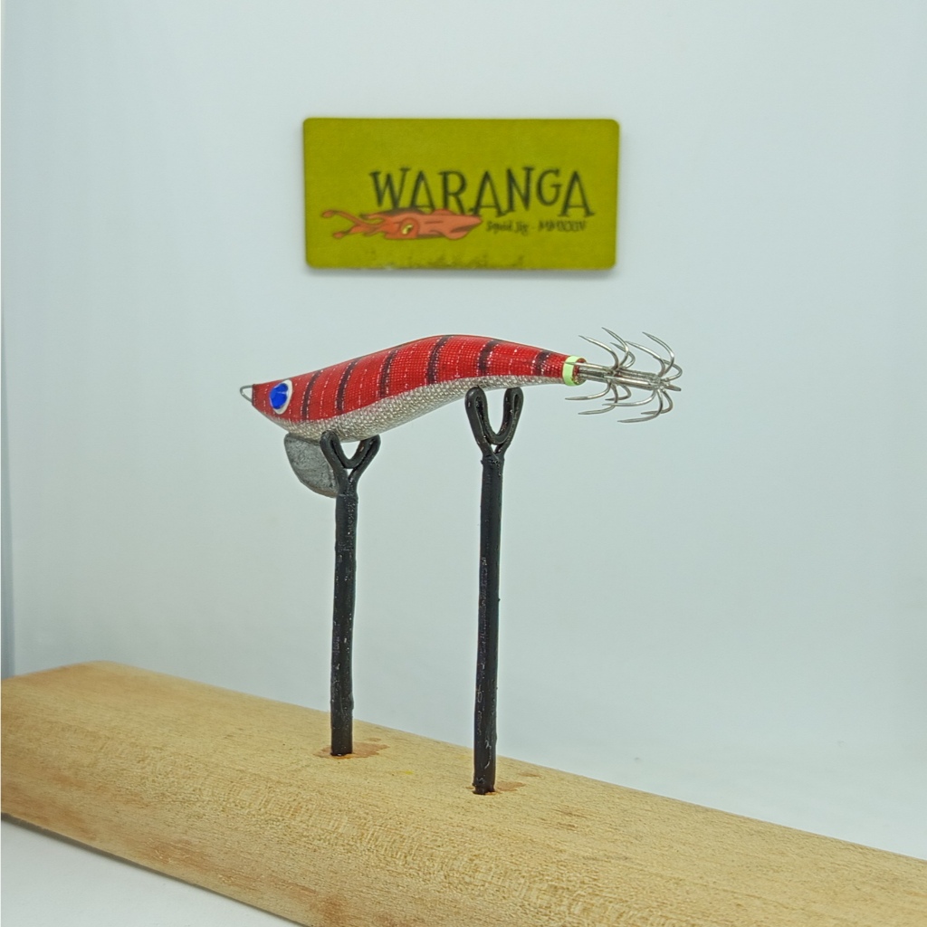 Squid jig (Size: 1,5- 2.0- 2.5) Egi Handmade Lbk / Udang-udang/ Umpan Cumi (Bisa Request)
