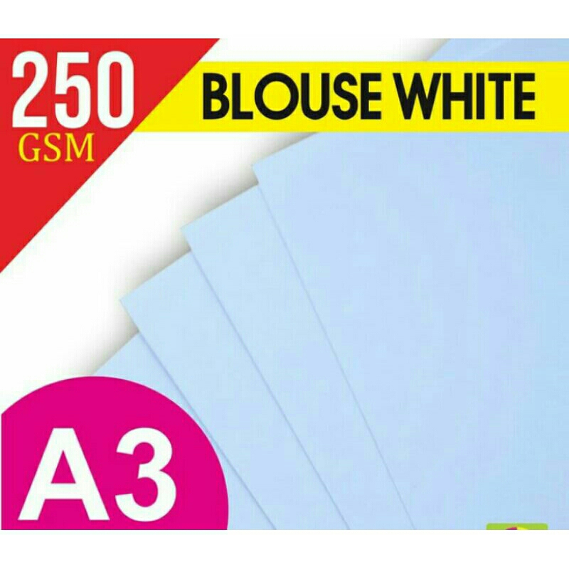 

Kertas Piagam Karton BW / Blouse White 250 GSM