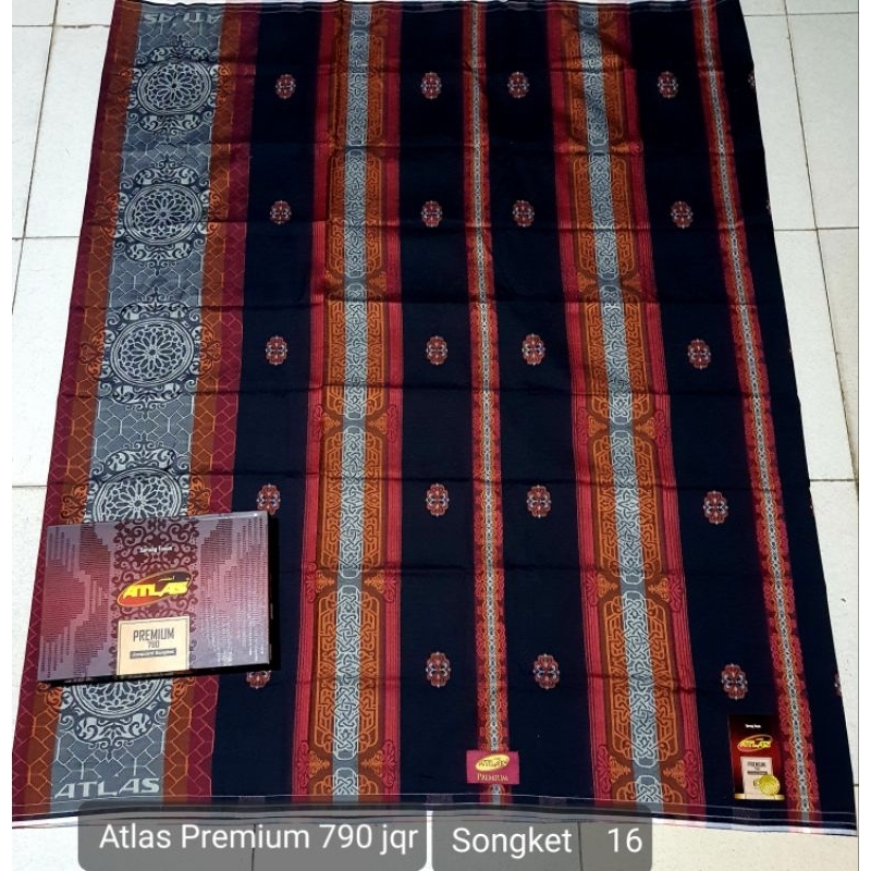 Sarung ATLAS Premium Jacguard Songket 790 Gold