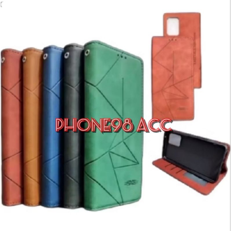 casing dompet magnetik Samsung A12/M12