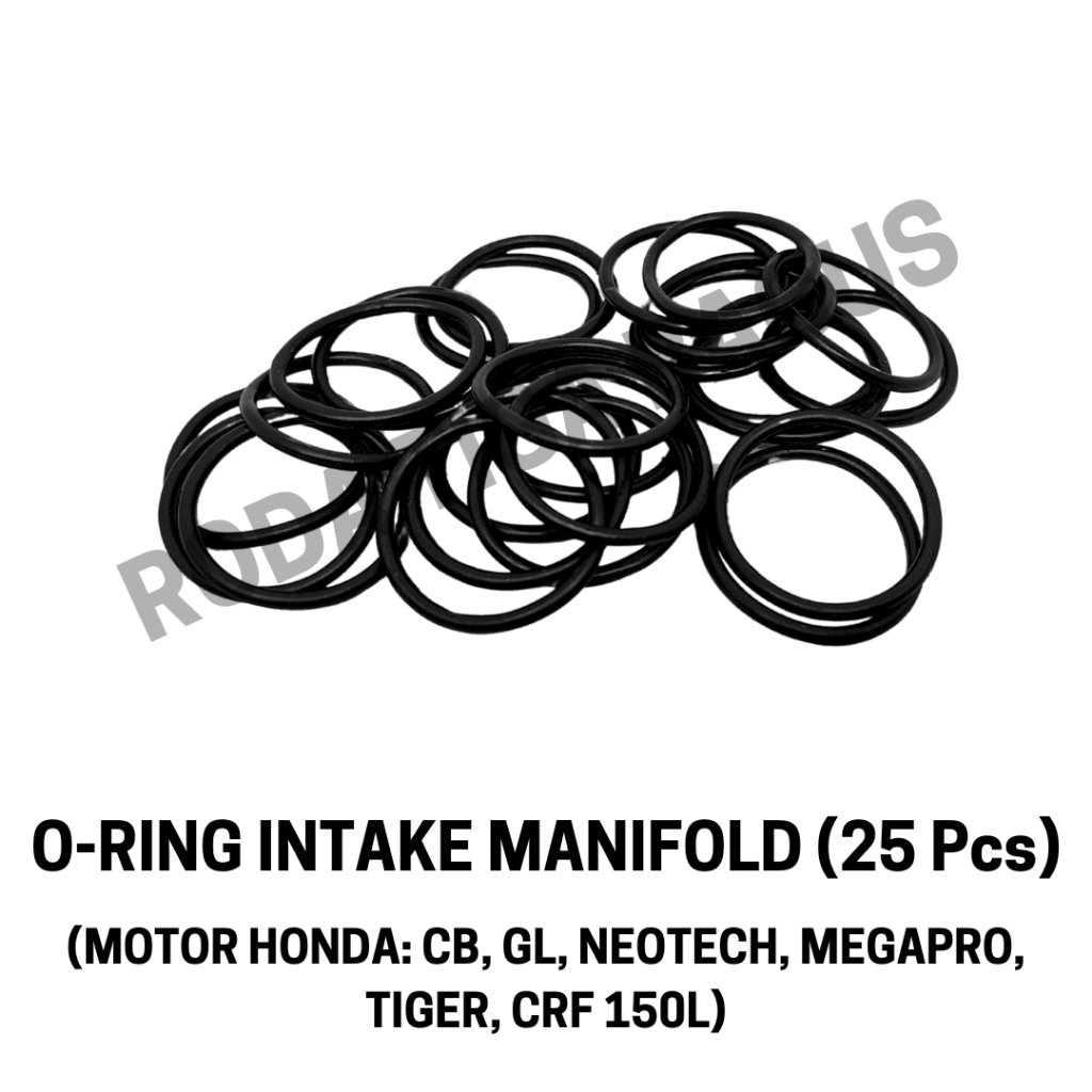 Oring O Ring Seal Intake Manifold/Manipol (25 Pcs) - Honda CB, GL, Neotech, Megapro, Tiger, CRF 150L