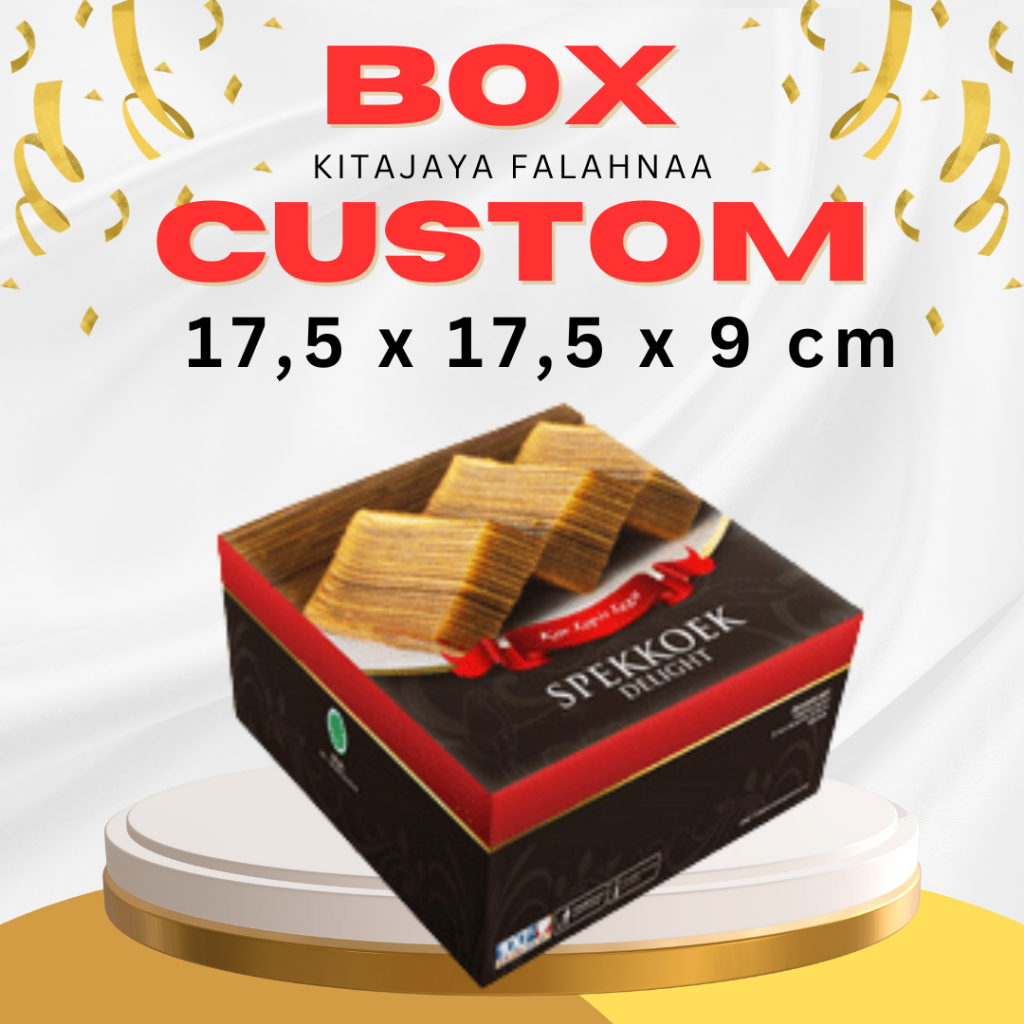 

(FREE DESAIN) CUSTOM BOX 17,5x17,5x9